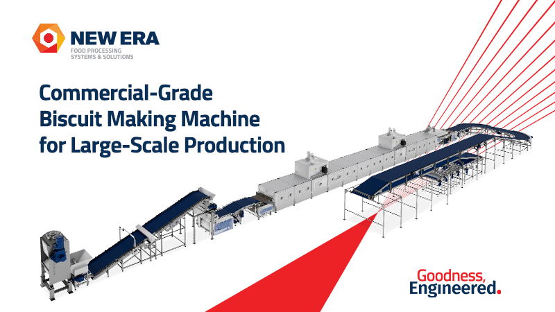 Commercial-Grade Biscuit Production Line for Large-Scale Production
